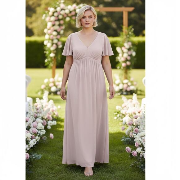 Show Me Your Mumu Emily Maxi Dress XXS Pink NWT - Picture 1 of 8